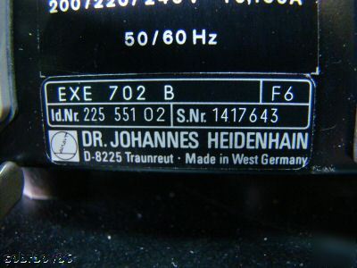 Heidenhain mebtaster mb-10 interpolation encoder dro