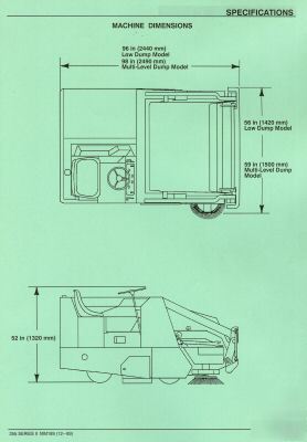 Tennant riding sweeper scrubber 255