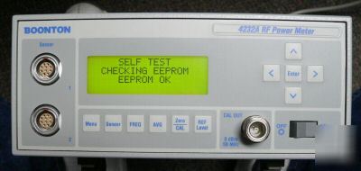 Boonton 4232A rf power meter 2 sensor 51085 18 ghz mint