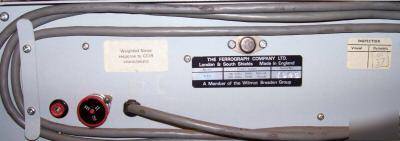 Ferrograph atu 1 test set auxiliary unit