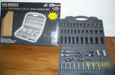 Pro source 52 pc. sae/metric 3/8