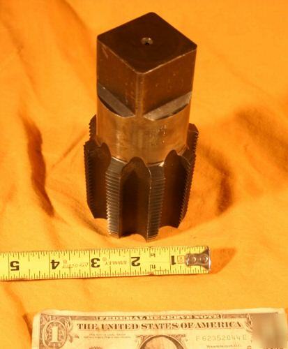 Morse pipe tap 2-1/2 -8 tpi npt ridgid cut usa hand