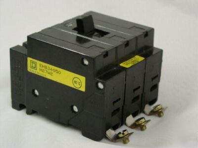 Square-d EHB34015 breaker 3 pole 15 amp