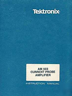 Tek AM503 service / op manual 2 res +text search +xtras