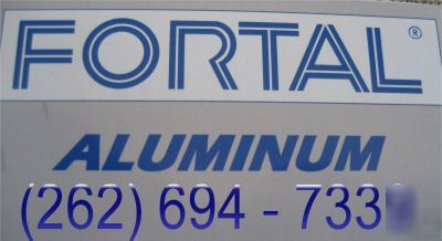 Aluminum fortal plate 1.390 x 2 7/8 x 10 block bar 