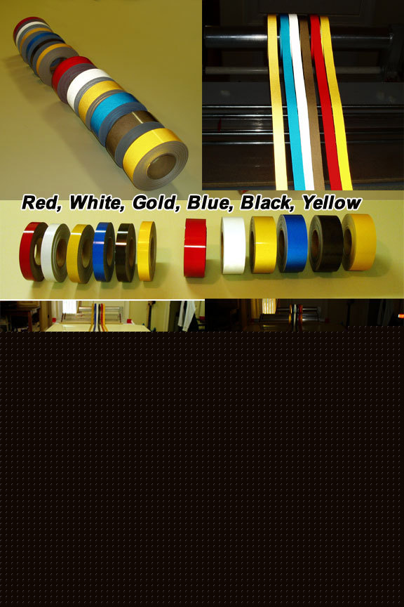 Red reflective pinstriping tape 3/4