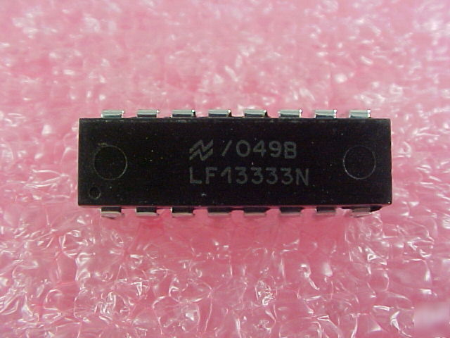 LF13333N : quad spst jfet analog switches