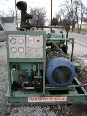 Good gardner-denver electra-screw air compressor it-109
