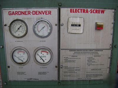 Good gardner-denver electra-screw air compressor it-109