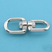 Eye & eye swivel 316 stainless steel 5/8