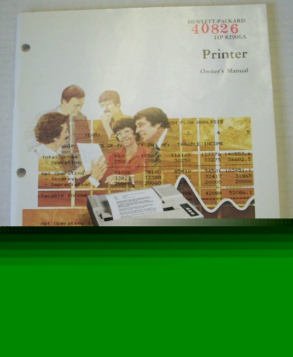 Hp 82906A printer owners manual - $5 shipping 