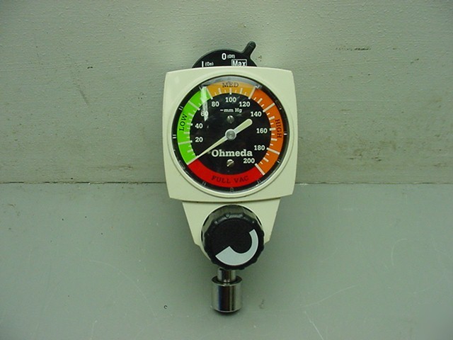 Ohmeda continuous vacuum regulator 
