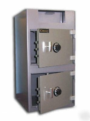Cobalt 6.7 cu ft doubl doors hopper drop safe free s/h