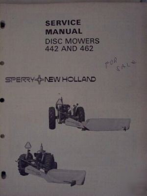 New holland 442,462 disc mowers service manual