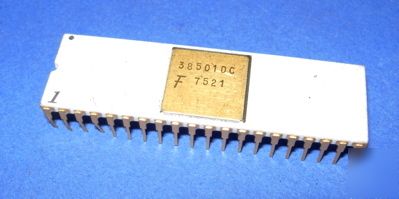 Cpu 38501DC fairchild gold rare vintage 1975